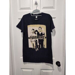Paramore Shirt Black Graphic Concert Unisex‎ Cotton Shirt Sz XXL runs small